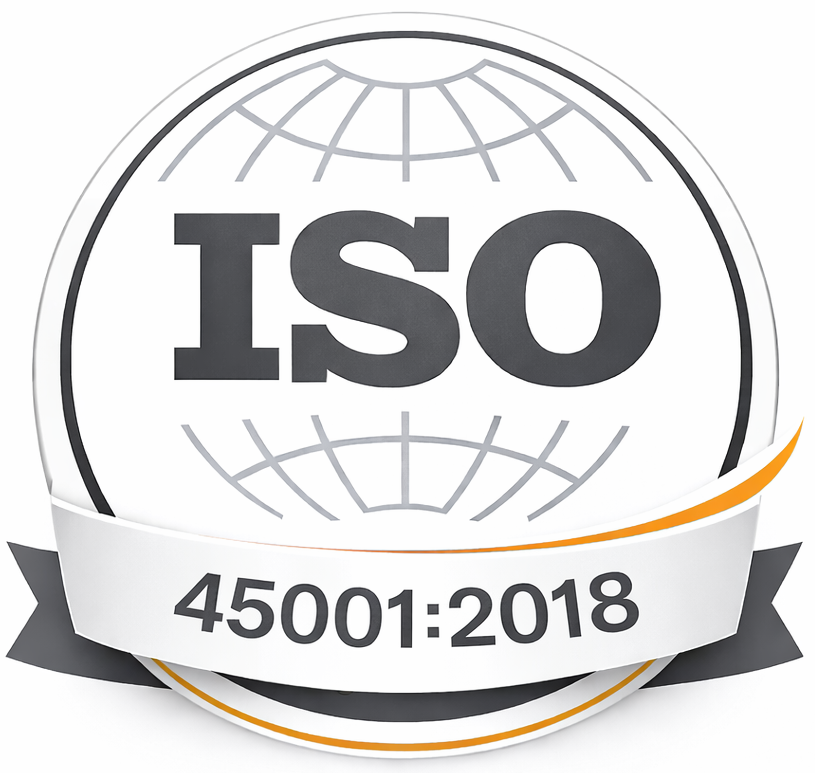 iso 450012018 certification badge